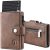 TENBST Cartera Tarjetero con Bloqueo RFID, Automática Pop Up Cartera de Cuero, 8 Ranuras para Tarjetas, Tarjetero Hombre para Crédito, Billetes y Monedas con Caja de Regalo (Marrón)